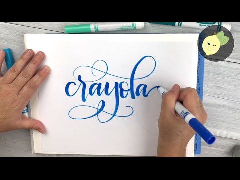 Download Video How To Do Crayola Calligraphy – My Tips, Tricks & Hacks for Beginners