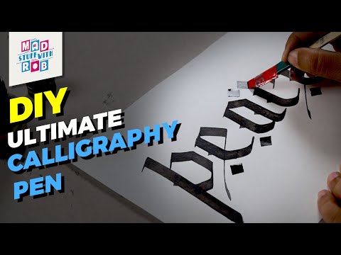 Download Video How To Make An Ultimate Calligraphy Pen
