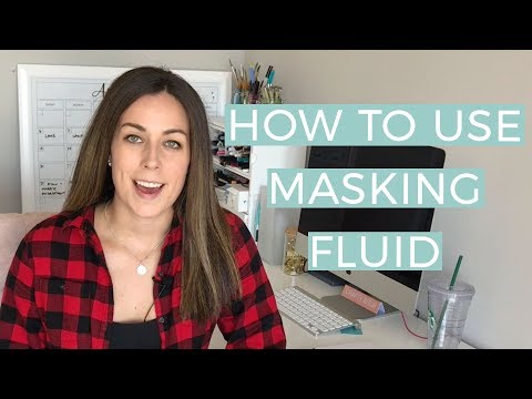 Download Video How To Use Masking Fluid for Calligraphy | The Happy Ever Crafter