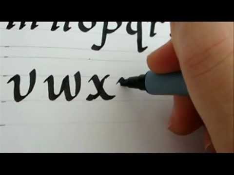 Download Video How To Write calligraphy Letters