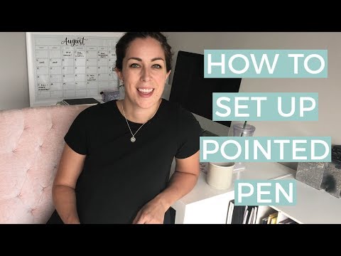 Download Video How to Set Up A Pointed Pen for Calligraphy | The Happy Ever Crafter