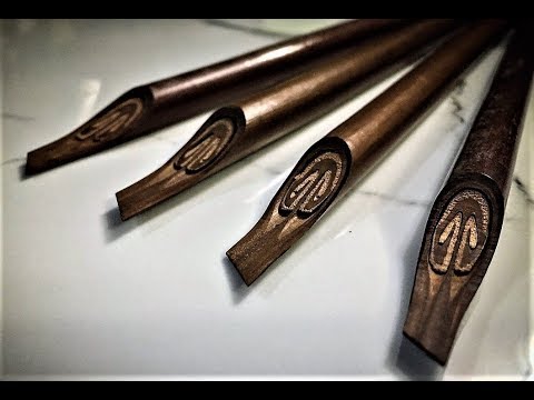 Download Video How to make QALAM from bamboo stick and use it for Calligraphy