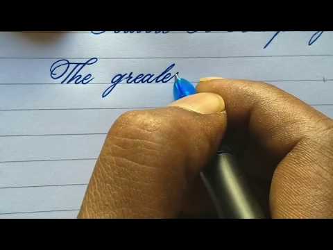 Download Video How to write neat handwriting l handwriting is like print l Calligraphy