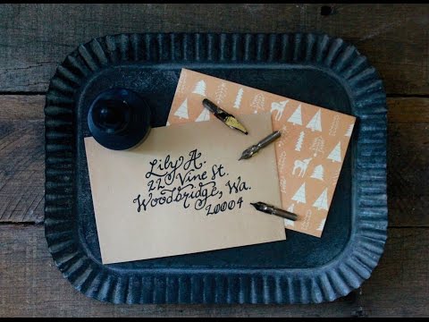 Download Video Intro to Dipping Pen Handlettered Calligraphy