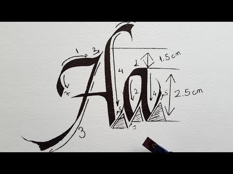 Download Video Italic Calligraphy For Beginners #1 (#Aa)