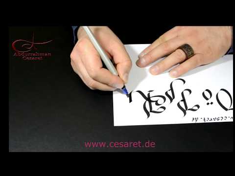 Download Video Kaligrafi alfabesi N-V Abdurrahman Cesaret
