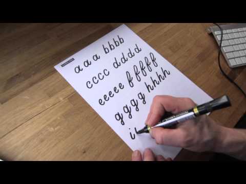 Download Video Learn Script Calligraphy for Beginners – Free Worksheets!