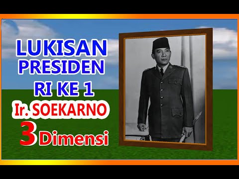 Download Video Lukisan 3 Dimensi Presiden Sukarno – Sweet Home 3D