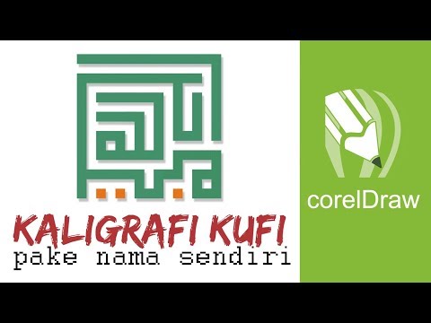 Download Video Membuat Kaligrafi Kufi CorelDraw