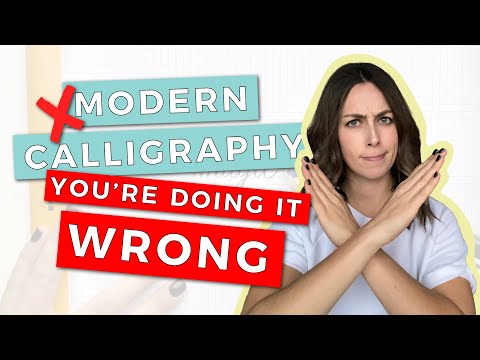 Download Video Modern Calligraphy: 3 Things You’re Doing Totally Wrong