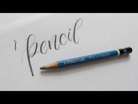 Download Video Modern calligraphy – what pencils to use