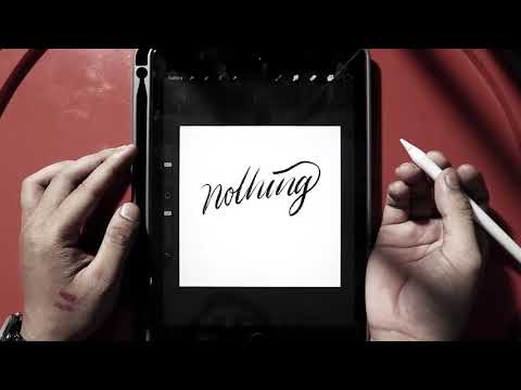 Download Video Nothing Brush Calligraphy –  iPad Handlettering Procreate