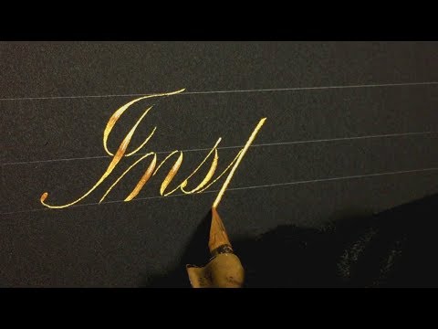 Download Video Oddly Satisfying Video (Best Engrossers Script Calligraphy)