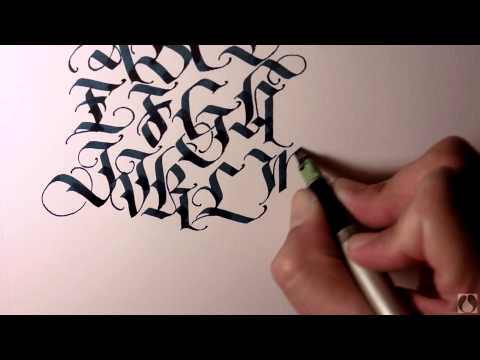 Download Video Parallel Pen Calligraphy – Upper Case Blackletter