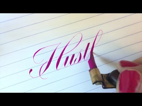 Download Video Pointed Pen Calligraphy compilation by Sarah Script