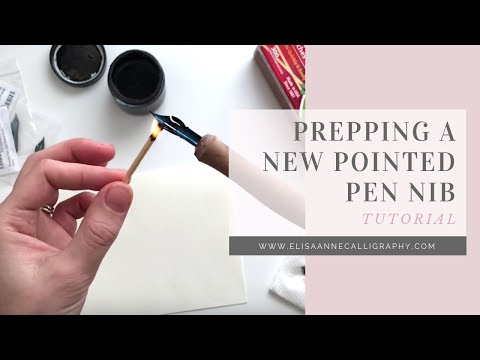 Download Video Prepping a New Nib for Calligraphy || Calligraphy Tips & Tricks
