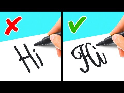 Download Video STUNNING TUTORIALS TO LEARN CALLIGRAPHY AND DRAWING