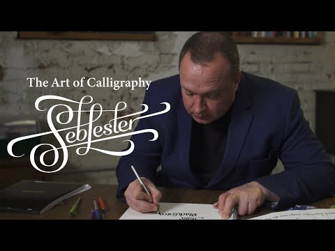 Download Video Seb Lester and the Art of Calligraphy | Skillshare Shorts