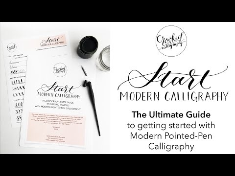 Download Video Start Modern Calligraphy – the ULTIMATE guide for beginners! | CROOKED CALLIGRAPHY
