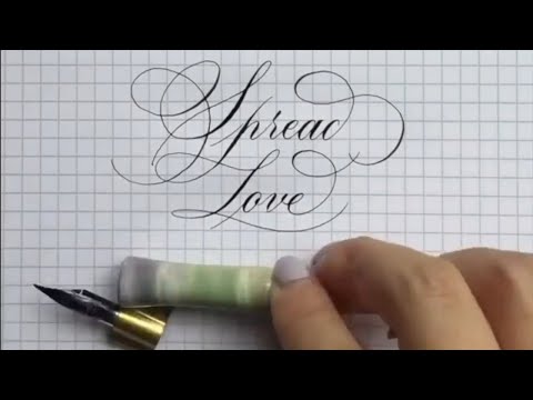 Download Video Super Satisfying Copperplate Calligraphy Compilation #2