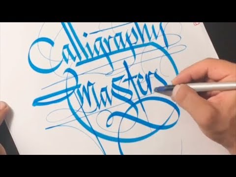 Download Video Super Satisfying Turkish Flourishing Calligraphy #3