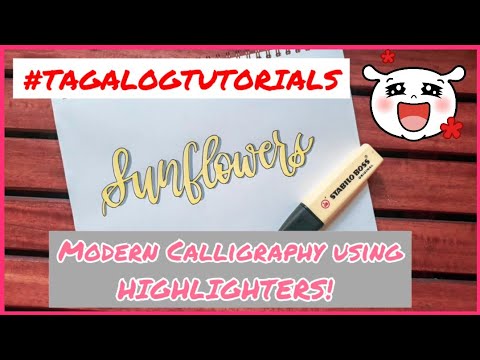 Download Video #TAGALOGTUTORIALS | MODERN CALLIGRAPHY USING HIGHLIGHTERS!