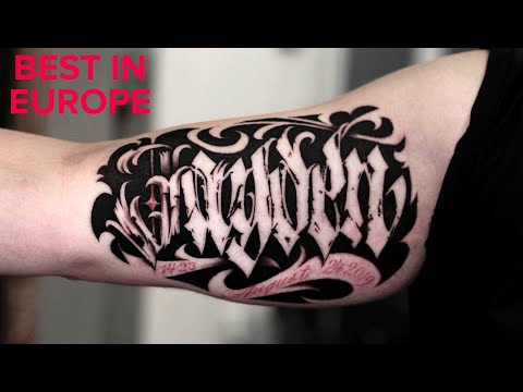Download Video TOP 10 CALLIGRAPHY LETTERING TATTOO ARTISTS IN EUROPE