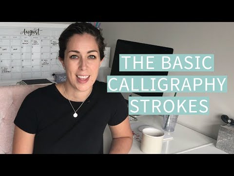 Download Video The Basic Calligraphy Strokes Demonstrated | The Happy Ever Crafter