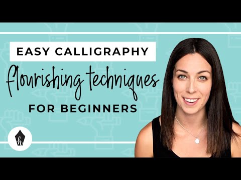 Download Video The EASIEST Way To Start Flourishing Your Calligraphy For Beginners