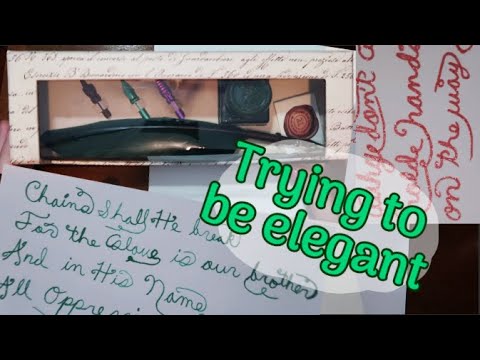 Download Video Unboxing a Dip Pen Followed by Misadventures in Calligraphy [CC]