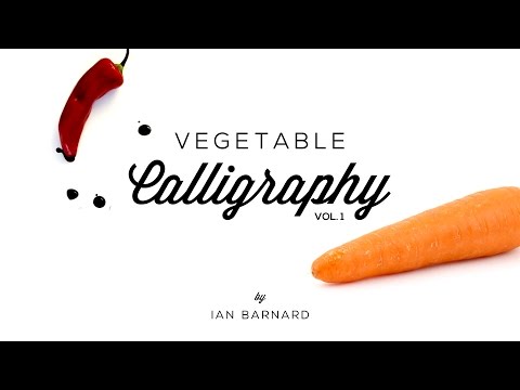 Download Video Vegetable Calligraphy
