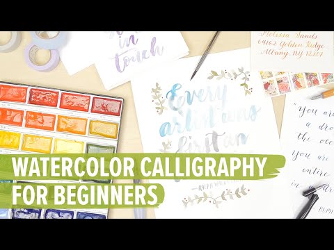 Download Video Watercolor Calligraphy For Beginners