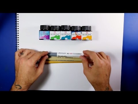 Download Video Watercolor Calligraphy for beginners with Fralligraphy – Color is Magic