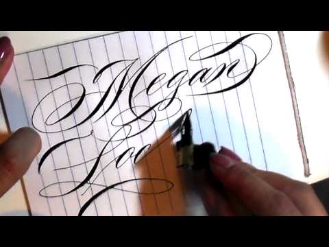 Download Video Writing names in Calligraphy 1
