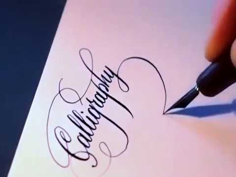 Download Video calligraphy masters – handwriting. Written with a Leonardt IIIEF nib