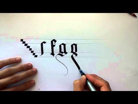 Download Video gothic calligraphy for beginners #2