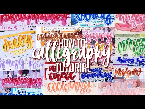 Download Video how to: calligraphy tutorial + tips and tricks!
