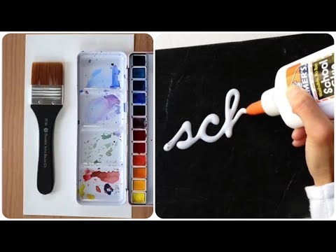 Download Video Amazing Art Video #67 🍒 Most Satisfying Lettering and Calligraphy! Drawing Watercolour!