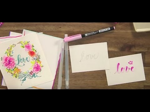 Download Video Beautiful Calligraphy Placecards