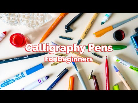 Download Video Best Calligraphy Pens For Beginners (Blackletter, Brush Lettering & Copperplate)