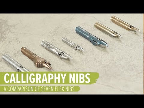 Download Video Calligraphy Flex Nib Comparison
