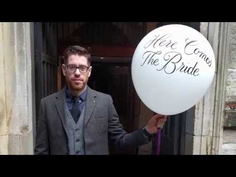 Download Video Calligraphy on a Wedding Balloon | Letter Everything #06