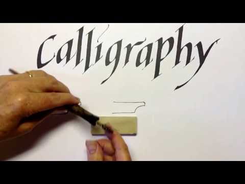 Download Video Calligraphy – sharpening nibs
