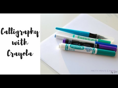 Download Video Calligraphy with Crayola