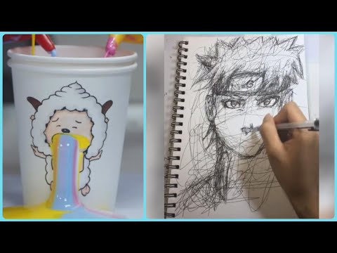 Download Video Creative Talented People! Most Amazing Art 🥰 Satisfying Drawing & Painting! Lettering! Calligraphy!