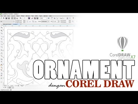Download Video Desain Ornament Di Corel Draw – Tutorial CorelDRAW | #faozanafandi