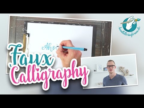 Download Video Faux Calligraphy Anleitung – So funktioniert's! | Handlettering