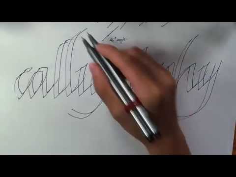 Download Video HOW TO WRITE CALLIGRAPHY WITH A NORMAL PEN