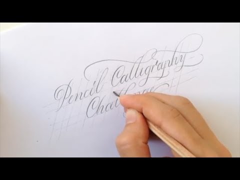 Download Video Hand writing with Pencil | Pencil Calligraphy