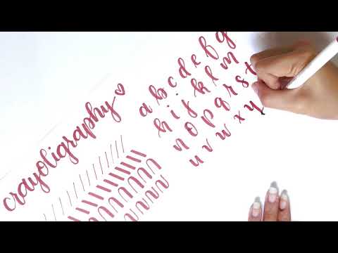 Download Video How to: Calligraphy using Crayola Supertips | hkstudies